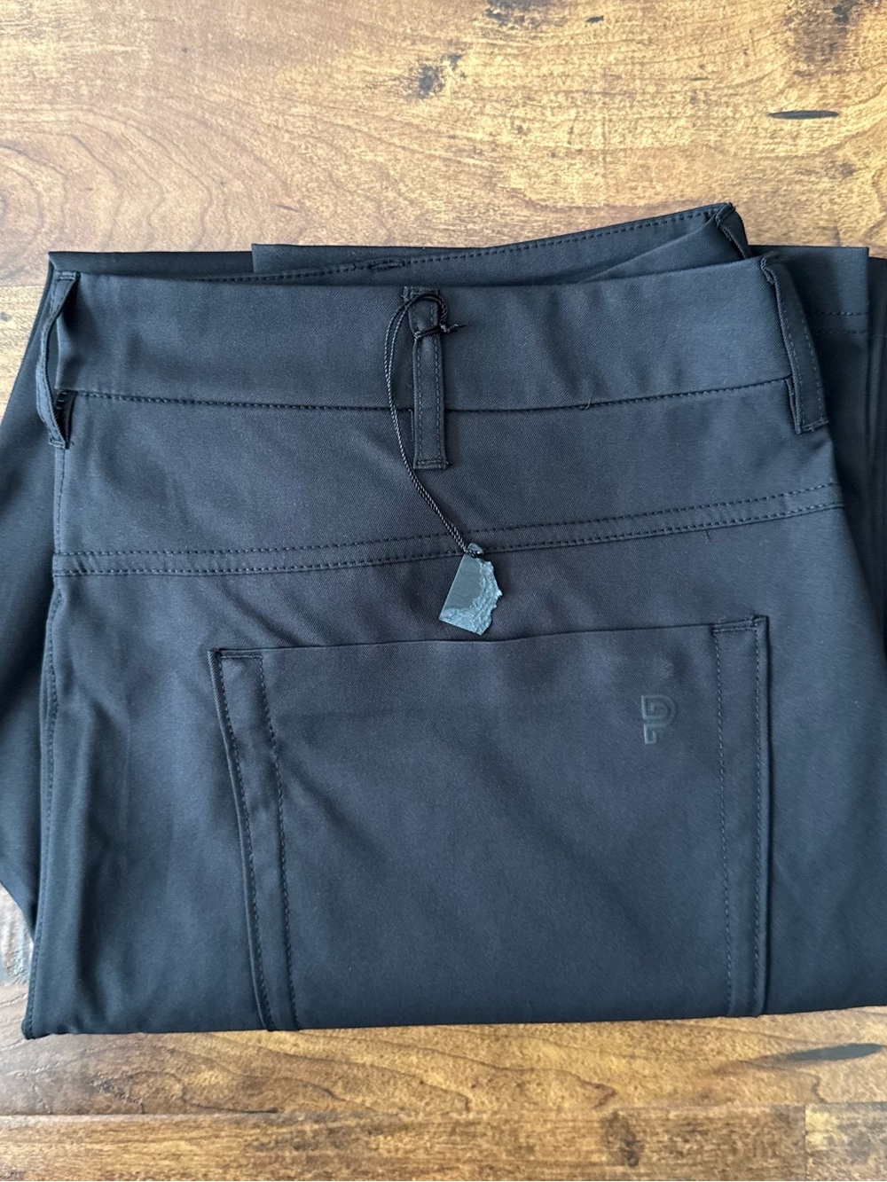 Public Rec Men's Black Casual Pants 36W Twill Polyester Straight Pockets NWOT